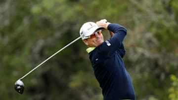 SAN ANTONIO, TX - APRIL 20: Zach Johnson plays his shot from the fifth tee during the second round of the Valero Texas Open at TPC San Antonio AT