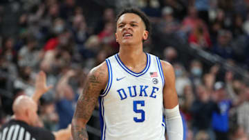 Duke basketball forward Paolo Banchero (Stephen R. Sylvanie-USA TODAY Sports)