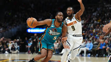 Detroit Pistons guard Alec Burks Credit: Ron Chenoy-USA TODAY Sports