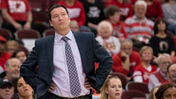COLUMBUS, OH - JANUARY 09: Ohio State Buckeyes head coach Kevin McGuff looks on during the game between the Ohio State Buckeyes and the Michigan Wolverines at Value City Arena in Columbus, Ohio on January 9, 2020. (Photo by Jason Mowry/Icon Sportswire via Getty Images)