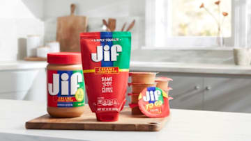 NEW JIF Squeeze Creamy Peanut Butter, photo provided by JIF