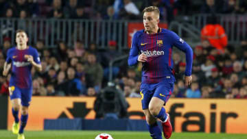 Gerard Deulofeu during the Copa del Rey match between FC Barcelona v Real Murcia CF,i n Barcelona, on November 29, 2017. (Photo by Urbanandsport/NurPhoto via Getty Images)