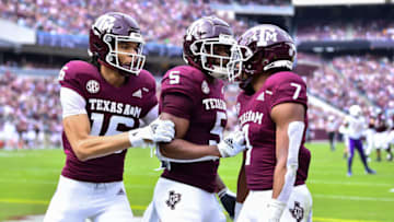Moose Muhammad, Texas A&M football Mandatory Credit: Maria Lysaker-USA TODAY Sports