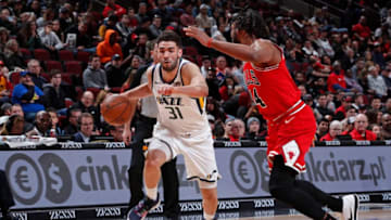 Georges Niang, Utah Jazz. Copyright 2019 NBAE (Photo by Jeff Haynes/NBAE via Getty Images)