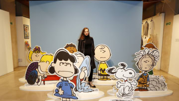 LONDON, ENGLAND - OCTOBER 24: Lou Hayter attends the opening party of Good Grief, Charlie Brown! Celebrating Snoopy and The Enduring Power of Peanuts, a new exhibition at Somerset House on October 24, 2018 in London, England. (Photo by David M. Benett/Dave Benett/Getty Images for Somerset House.)