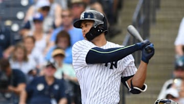 TAMPA, FL - FEBRUARY 23: Giancarlo Stanton