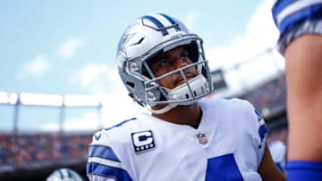DENVER, CO - SEPTEMBER 17: Quarterback Dak Prescott
