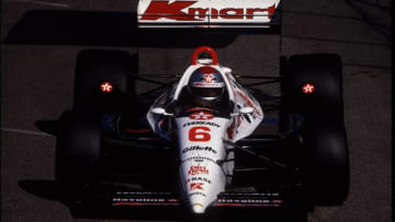 Mario Andretti (USA) in action at the 1991 Long Beach Grand Prix.