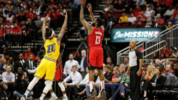 James Harden of the Houston Rockets(Photo by Tim Warner/Getty Images)