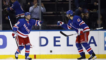 NEW YORK, NY - OCTOBER 26: (l-r) Mats Zuccarello