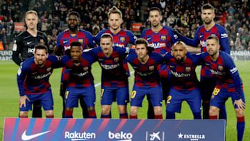 Barcelona team photo. (Photo by David S. Bustamante/Soccrates/Getty Images)