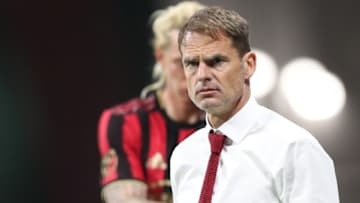 ATLANTA, GA - MARCH 17: Frank de Boer, head coach of Atlanta United looks on during the second half of the game between Atlanta United and Philadelphia Union at Mercedes-Benz Stadium on March 17, 2019 in Atlanta, Georgia. (Photo by Carmen Mandato/Getty Images)