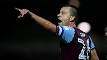 BURTON-UPON-TRENT, ENGLAND - SEPTEMBER 26: Aston Villa captain John Terry during the Sky Bet Championship match between Burton Albion and Aston Villa at Pirelli Stadium on September 26, 2017 in Burton-upon-Trent, England. (Photo by Gareth Copley/Getty Images)