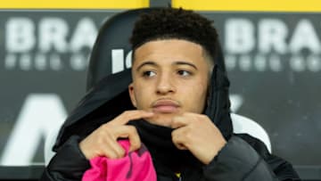 Jadon Sancho of Borussia Dortmund (Photo by Alex Gottschalk/DeFodi Images via Getty Images)