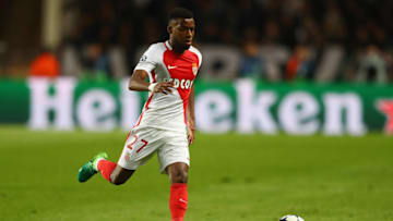 MONACO - MAY 03: Thomas Lemar of Monaco during the UEFA Champions League Semi Final first leg match between AS Monaco v Juventus at Stade Louis II on May 3, 2017 in Monaco, Monaco. (Photo by Michael Steele/Getty Images)