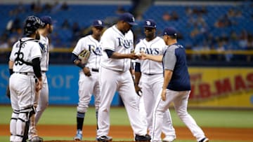 ST. PETERSBURG, FL - MAY 5: Manager Kevin Cash