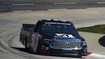 MARTINSVILLE, VA - MARCH 22: Kyle Busch, driver of the #51 Cessna Toyota, practices for the NASCAR Gander Outdoors Truck Series TruNorth Global 250 at Martinsville Speedway on March 22, 2019 in Martinsville, Virginia. (Photo by Jared C. Tilton/Getty Images)