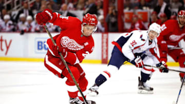 DETROIT, MI - FEBRUARY 18: Dylan Larkin