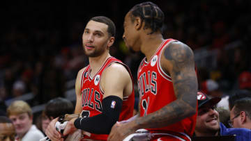 Zach LaVine, DeMar DeRozan, Chicago Bulls, NBA Trade Rumors (Photo by Todd Kirkland/Getty Images)