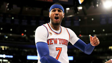 NEW YORK, NY - JANUARY 12: Carmelo Anthony (Photo by Elsa/Getty Images)