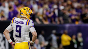 Former LSU football quarterback Joe Burrow (Photo by Don Juan Moore/Getty Images)