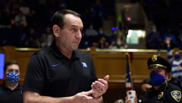 Duke basketball head coach Mike Krzyzewski (Photo by Lance King/Getty Images)