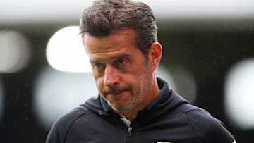 LONDON, ENGLAND - AUGUST 5: Marco Silva of Fulham during the pre-season friendly match between Fulham and TSG 1899 Hoffenheim at Craven Cottage on August 5, 2023 in London, England. (Photo by Henry Browne/Getty Images)