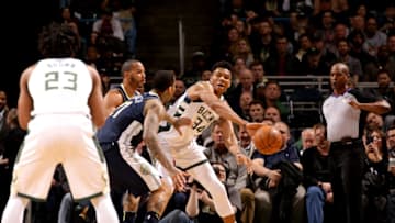 MILWUAKEE, WI - FEBRUARY 15: Giannis Antetokounmpo
