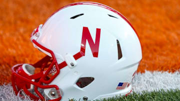CHAMPAIGN, IL - SEPTEMBER 29: General view of a Nebraska Cornhuskers helmet is seen before the game against the Illinois Fighting Illini at Memorial Stadium on September 29, 2017 in Champaign, Illinois. (Photo by Michael Hickey/Getty Images)