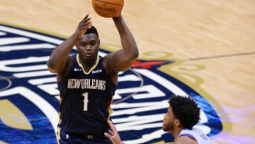 Zion Williamson #1 of the New Orleans Pelicans (Photo by Jonathan Bachman/Getty Images)