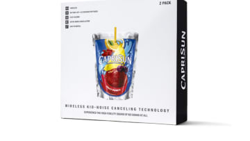 Capri Sun ultimate back to school gift, Capri Sun Kid Noise-Canceling Juice Drink packs, photo provided by Capri Sun
