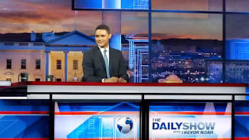 PHILADELPHIA, PA - JULY 26: Host Trevor Noah, “The Daily Show with Trevor Noah Presents The 2016 Democratic National Convention; Let's Not Get Crazy” speaks from the Annenberg Center for the Performing Arts on July 26, 2016 in Philadelphia, Pennsylvania. (Photo by Paul Zimmerman/Getty Images for Comedy Central)