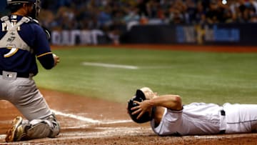 ST. PETERSBURG, FL - AUGUST 4: Corey Dickerson