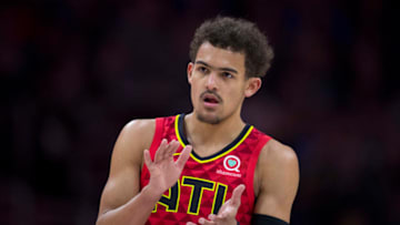 Trae Young #11 of the Atlanta Hawks (Photo by Mitchell Leff/Getty Images)