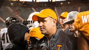 Tennessee's head coach Jeremy Pruitt after the Tennessee and Vanderbilt game on Saturday, November 30, 2019.Cj 39104
