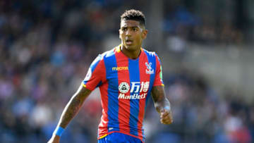 LONDON, ENGLAND - AUGUST 05: Patrick Van Aanholt of Crystal Palace looks on during a Pre Season Friendly between Crystal Palace and FC Schalke 04 at Selhurst Park on August 5, 2017 in London, England. (Photo by Mike Hewitt/Getty Images)
