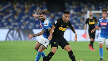 Lautaro Martinez, Inter MIlan. (Photo by Ciro Santagelo/BSR Agency/Getty Images)
