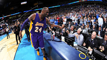 Kobe Bryant #24 of the Los Angeles Lakers (Photo by Andrew D. Bernstein/NBAE via Getty Images)