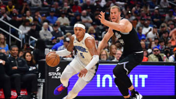 Paolo Banchero and the Orlando Magic are off to a 2-0 start. They can prove a lot in Los Angeles the next two days. Mandatory Credit: Gary A. Vasquez-USA TODAY Sports
