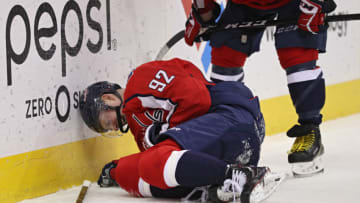 WASHINGTON, DC - MARCH 16: Evgeny Kuznetsov