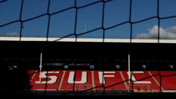 SHEFFIELD, ENGLAND - AUGUST 10: A general view inside the stadium prior to the Carabao Cup First Round match between Sheffield United and Carlisle United at Bramall Lane on August 10, 2021 in Sheffield, England. (Photo by George Wood/Getty Images)