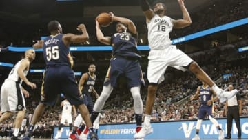 SAN ANTONIO,TX - MARCH 15: Anthony Davis