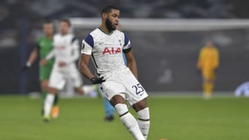 LONDON, ENGLAND - NOVEMBER 26: (BILD ZEITUNG OUT) Japhet Tanganga of Tottenham Hotspur (Photo by Vincent Mignott/DeFodi Images via Getty Images)