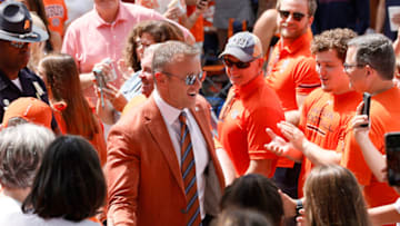 Auburn football fans eviscerated a perceived Pat Dye hat tip in a Theodore Roosevelt quote from a disgraced former head coach Mandatory Credit: John Reed-USA TODAY Sports