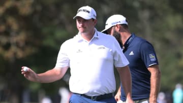 HOUSTON, TEXAS - NOVEMBER 08: Sepp Straka of Austria waves to the crowd after a putt on the 15th green during the final round of the Houston Open at Memorial Park Golf Course on November 08, 2020 in Houston, Texas. (Photo by Maddie Meyer/Getty Images)