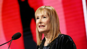 BEVERLY HILLS, CA - JANUARY 26: Gale Anne Hurd speaks onstage during the 68th Annual ACE Eddie Awards held at The Beverly Hilton Hotel on January 26, 2018 in Beverly Hills, California. (Photo by Michael Tran/Getty Images)