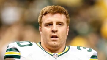 Oct 26, 2014; New Orleans, LA, USA; Green Bay Packers fullback John Kuhn (30) before a game against the New Orleans Saints at the Mercedes-Benz Superdome. Mandatory Credit: Derick E. Hingle-USA TODAY Sports