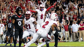 Miami Redhawks defensive back Yahsyn McKee against the Cincinnati Bearcats at Nippert Stadium.