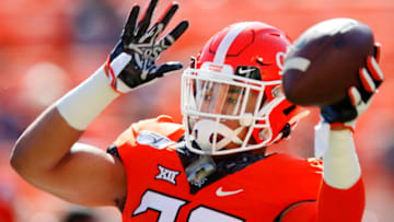 Jason Taylor II, Oklahoma State Cowboys. (Photo by Brian Bahr/Getty Images)