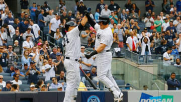 New York Yankees. Luke Voit (Photo by Mike Stobe/Getty Images)